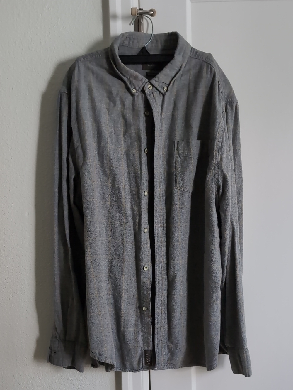 Jachs Men's Button-Down Shirt in Gray